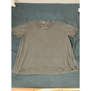 XXL Black G.H. Bass & Co Henley T-Shirt